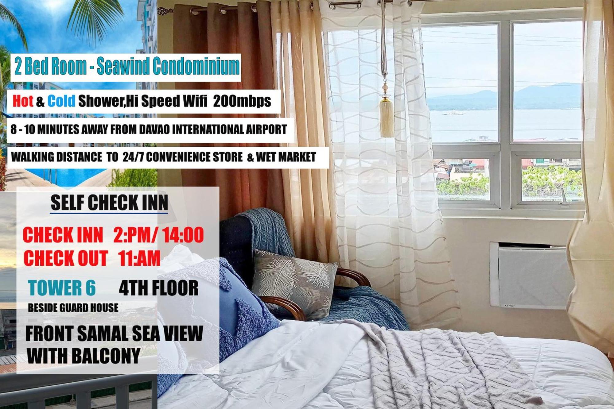 4Th Floor - Sea View Of Seawind Condominium Davao City 외부 사진